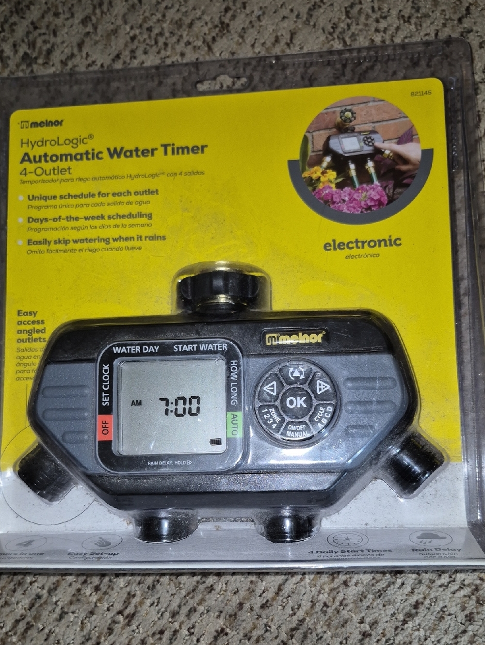 Four outlet Digital automatic water timer